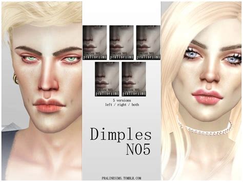 Pralinesims Dimples N05 Sims 4 Cc Skin Sims 4 Sims