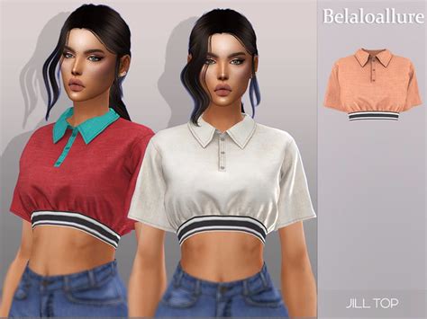 Belal1997s Belaloallurejill Top Sims 4 Clothing Sims 4 Mods