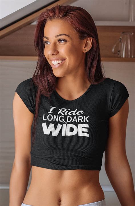 Qos Queen Of Spadesi Crop Top Ride Long Dark Wide Bbc Hotwife Etsy