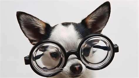 Dog With Glasses Hd Wallpaper