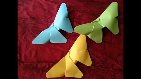 Easy Origami Butterfly Youtube
