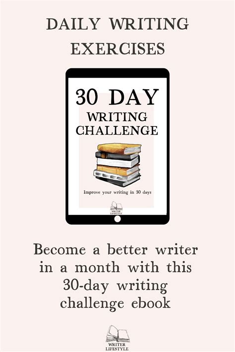 30 Day Writing Challenge With Daily Creative Writing Prompts Book Writing Inspiration For