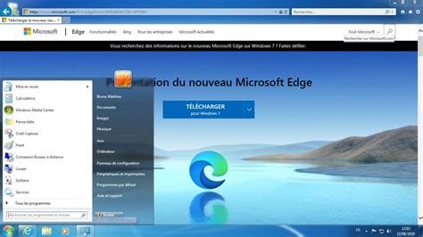 Windows 7 Nest Pas Mort Microsoft Se Sert De Edge Pour Le Mettre à Jour