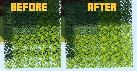 Fanciest Leaves 3d Leaves No Optifine Minecraft Texture Pack