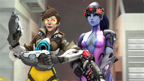 Sfm Overwatch 4k Tracer And Widowmaker By Awesomesupersonic On Deviantart
