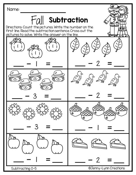 Fine Beautiful Preschool Subtraction Worksheets Seasons Matching Worksheet