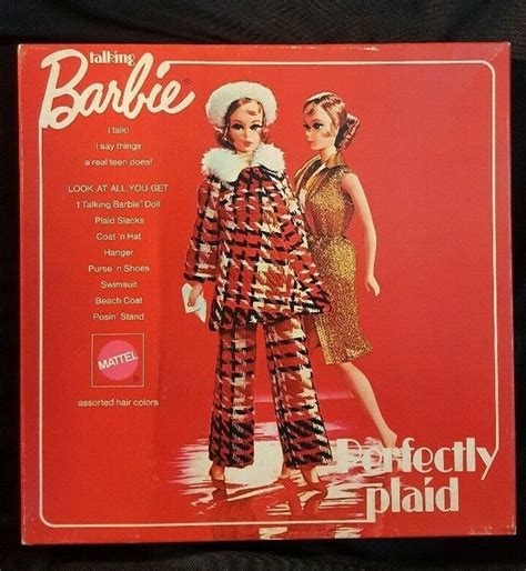 1193 Perfectly Plaid T Set Sears Exclusive 1971 Mod Vintage Barbie