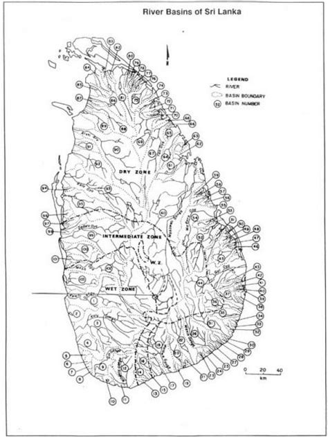 River Basins Of Sri Lanka Source Survey Department Download