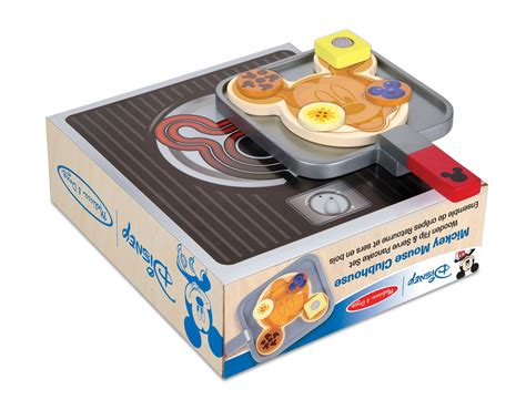 Melissa And Doug Mickey Mouse Clubhouse Wooden Flip And Serve Pancake Set