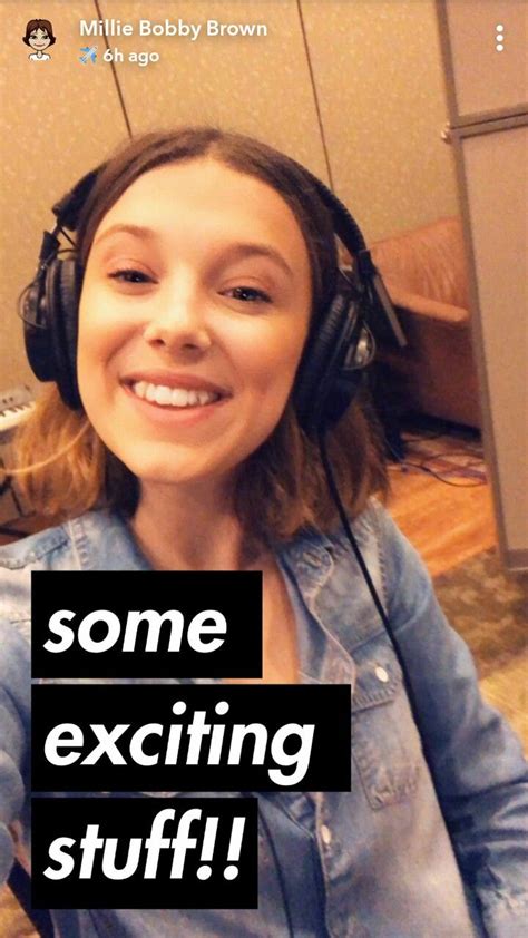 Millie Bobby Brown Was Shared On Snapchat Four August Theoldestclassic Milliebobbybrown