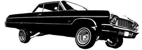 11 Lowrider Vector Graphic Images Chevy Impala Lowrider Lowrider