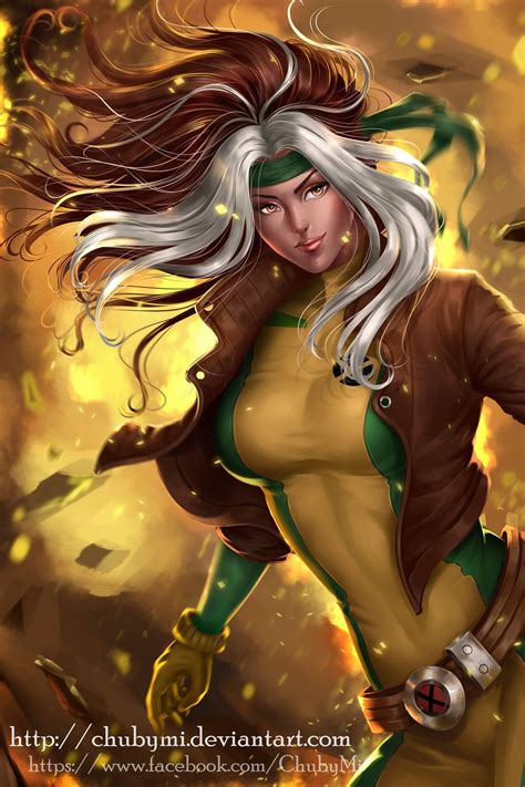 Rogue By Chubymi Marvel Rogue Rogues Famous Comics