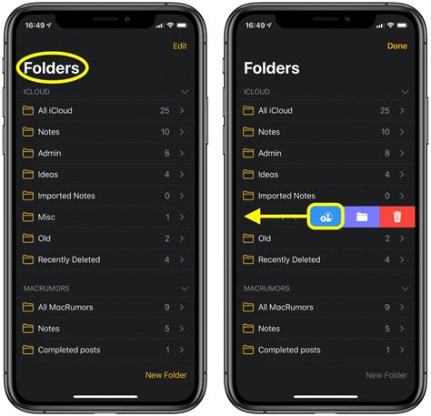 How To Share Folders In The Ios Notes App Macrumors