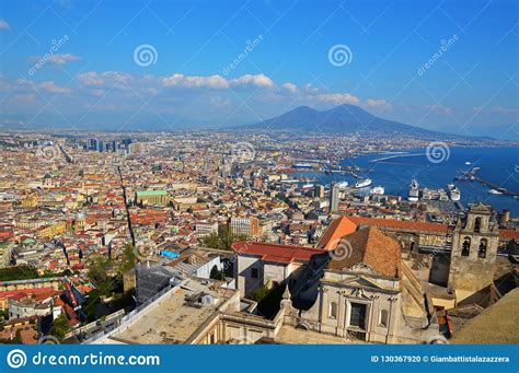 The Ancient City Of Naples Seen From Above Stock Photo Image Of Road
