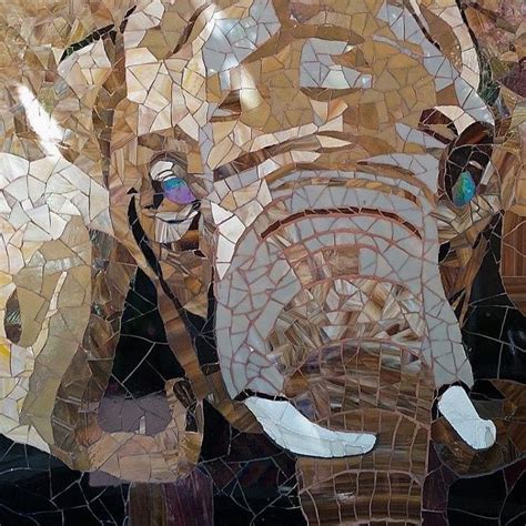 Pin By Kam Concience On Mozaïques Mosaic Animals Mosaic Art Mosaic