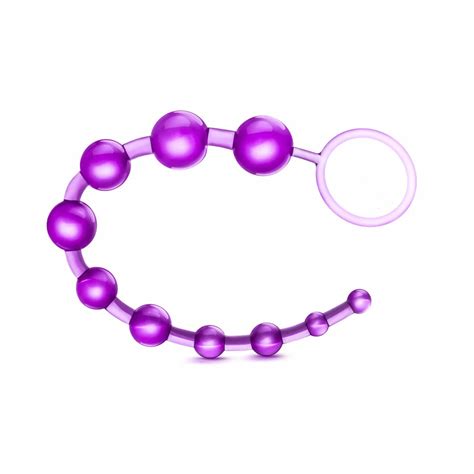 b yours basic anal beads purple janet s closet