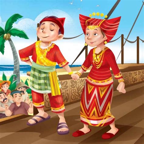 Dya masih bujang,, bapak ibukuny tinggal di luar negeri. Gambar Ilustrasi Malin Kundang Beserta Ceritanya - Rahman ...