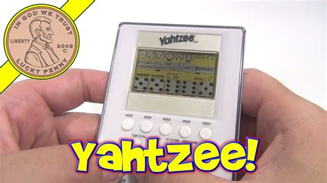 Yahtzee Electronic Handheld Game 2007 Hasbro Toys Youtube