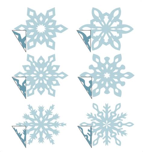Paper Snowflake Patterns Printable