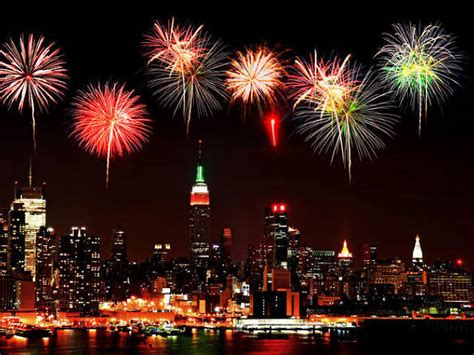 New York New Years Eve Fireworks Photos Cantik