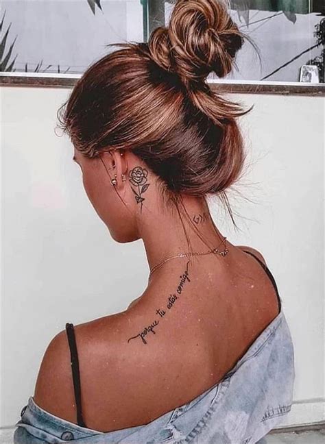 Tattoo Design Sexy Behind The Ear Tattoo Ideas For Fashion Girls And