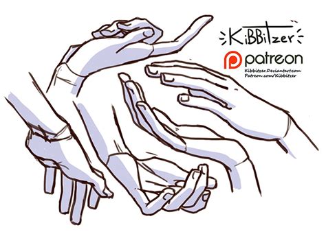 Hands Reference Sheet Preview Kibbitzer On Patreon Hand Reference
