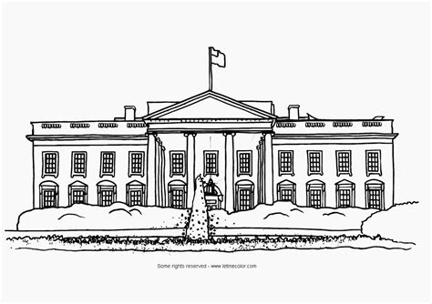 The Top 20 Ideas About White House Coloring Sheets For Kids Best