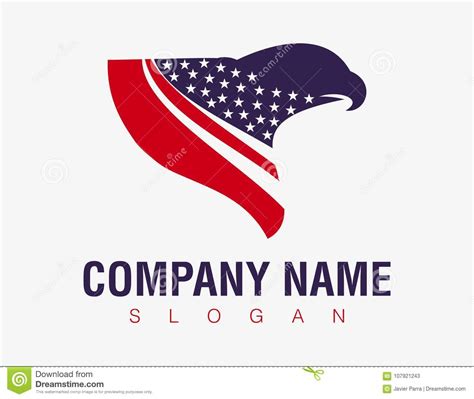 American Flag Eagle Stock Illustrations 2115 American