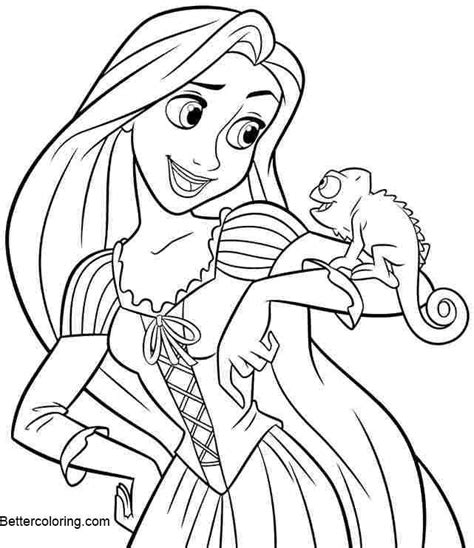 Disney Princess Coloring Pages Rapunzel Free Printable Coloring Pages