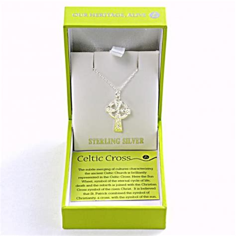 Celtic Cross Necklace Island Turf Crafts