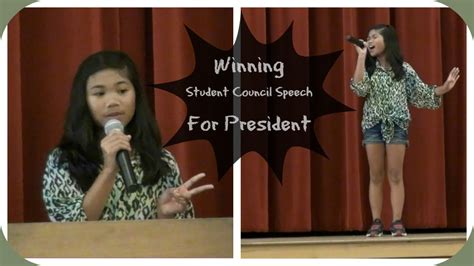 A selection of president gertler's speeches and institutional publications. Winning Student Council Speech For President | Charisma ...