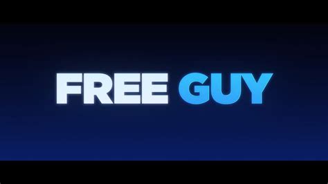 Free Guy Official Trailer Youtube