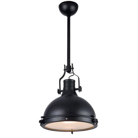 Because the industrial style, which consists of valves, tubes, flaked paint, metal and . Elegant Lighting Industrial 1-Light Black Pendant Lamp ...