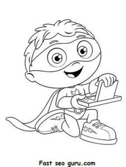 Search images from huge database containing over 620,000 coloring pages. Printable Cartoon SUPER WHY Coloring Pages for kids - Free ...