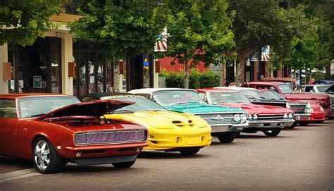 Downtown Cruise In Classic Car Show Eustis Fl