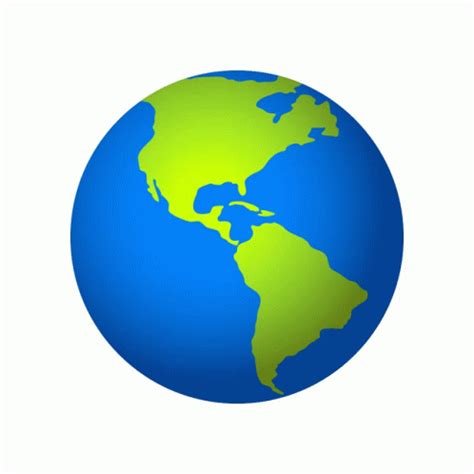 Globe Joypixels Gif Globe Joypixels Spinning Discover Share Gifs Globe Animation