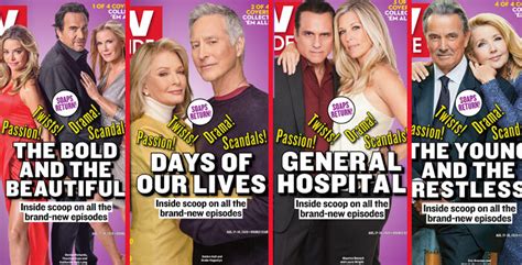 Soap Opera News Daytime Soaps Get The Tv Guide Treatment