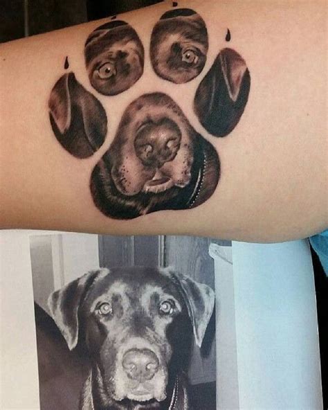15 Amazing Dog Memorial Tattoos The Animal Rescue Site News