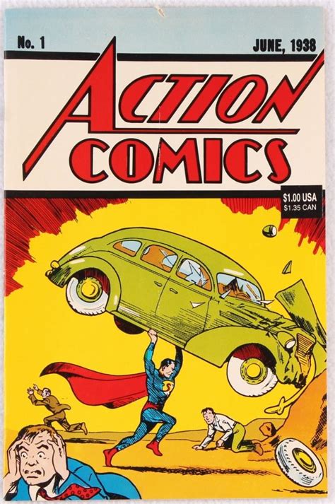 Vintage 1938 Action Comics Superman Issue 1 Dc Comics Comic Book