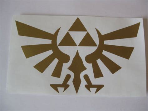 Legend Of Zelda Decal Zelda Car Decal Triforce Decal Etsy Zelda