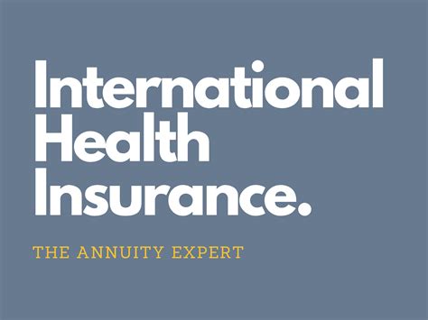 Check spelling or type a new query. International Health Insurance (From $41.75 per Month)