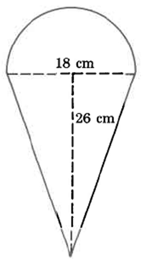 Any diameter of a circle cuts it into two equal semicircles. 9.5: Area and Volume of Geometric Figures and Objects ...