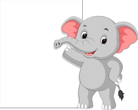 Baby Elephant Cartoon Vector Art Icons And Graphics For Free Download