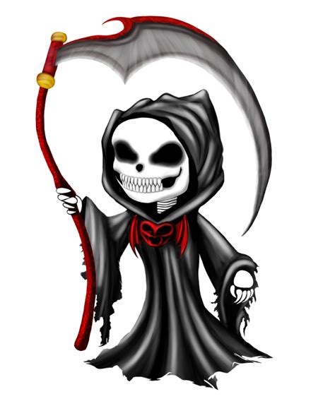 Chibi Grim Reaper By Tarasf On Deviantart