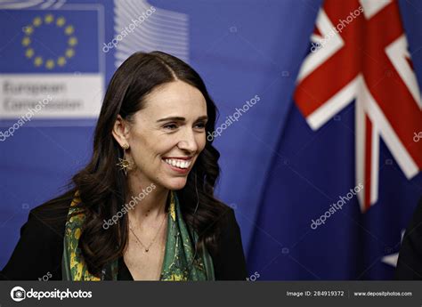New Zealand Prime Minister Jacinda Ardern In Brussels Belgium Stock Editorial Photo © Ale Mi