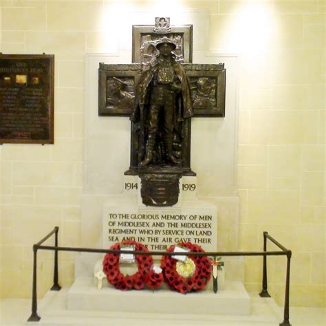 Middlesex Regiment War Memorial With Ryder London Remembers Aiming