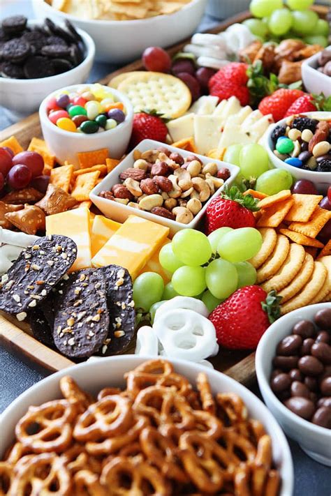 Sweet And Salty Snack Board