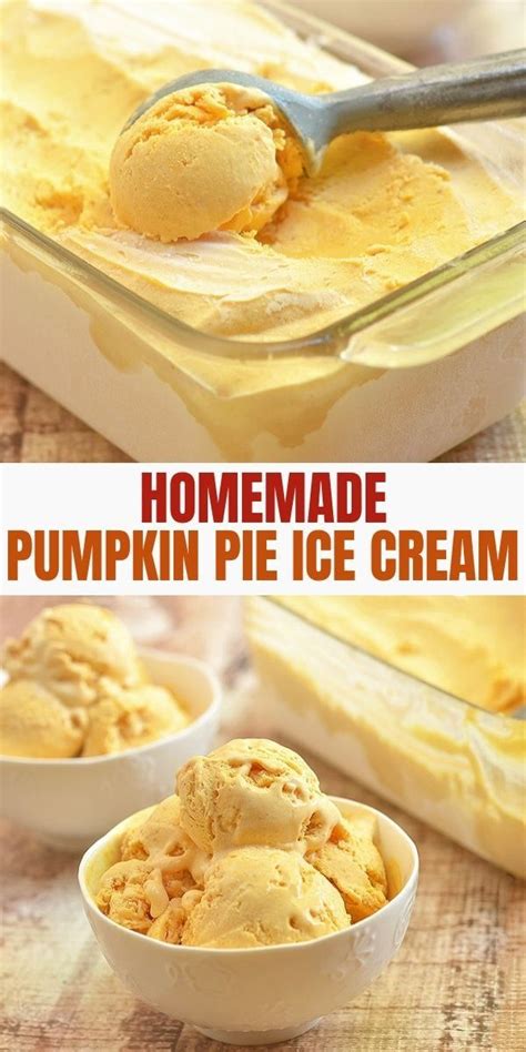 Homemade Pumpkin Ice Cream Is Rich Creamy And Bursting With Pumpkin