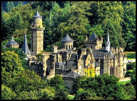 Lowenburg Castle Rises Within Wilhelmshöhe Hill Park At One End Of The