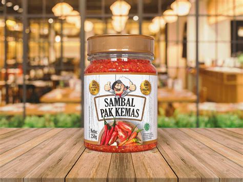 Portfolio | Design Label untuk Produk Sambal | Makanan, Kemasan, Desain